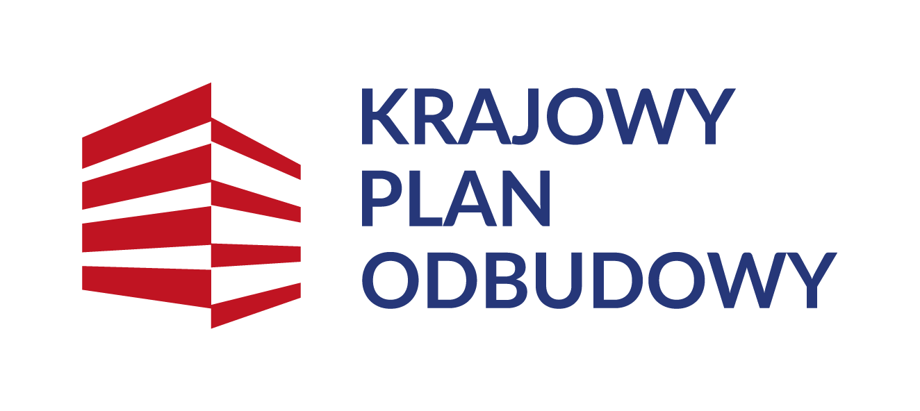 logotyp z napisem "KRAJOWY PLAN ODBUDOWY"